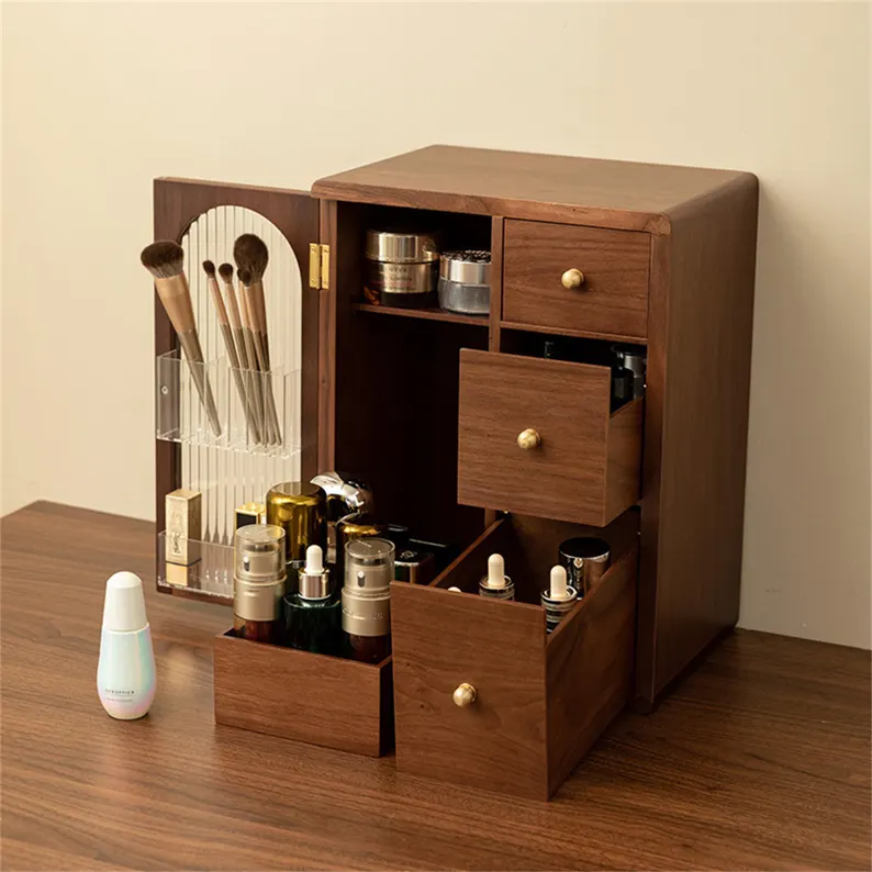 Wooden Makeup Organizers, - Image 2