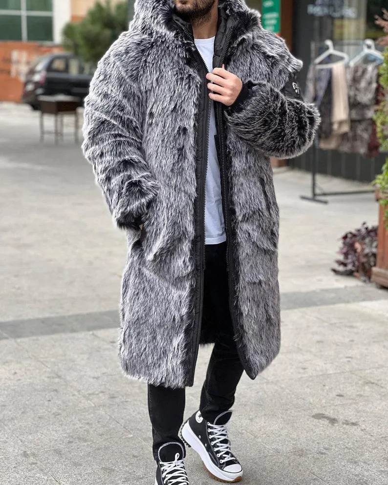 Mens Long Parka 10 colors - Image 2