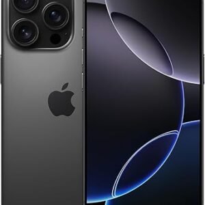 Apple iPhone 16 Pro Max, US Version, 512GB, Black Titanium for AT&T (Renewed)
