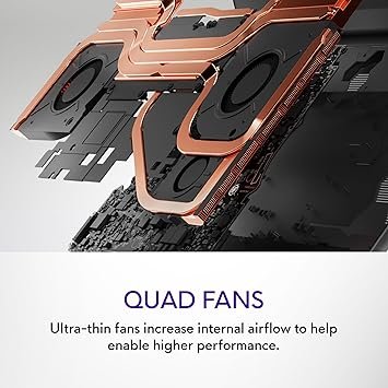 Alienware M18 R2 Gaming Laptop - 18 QHD+ 165Hz 3ms Display, Intel Core i9-14900HX, 32GB DDR5 RAM, 1TB SSD, NVIDIA GeForce RTX 4080 12 GB GDDR6, Windows 11 Home, Onsite Service - Dark Metallic Moon - Image 5