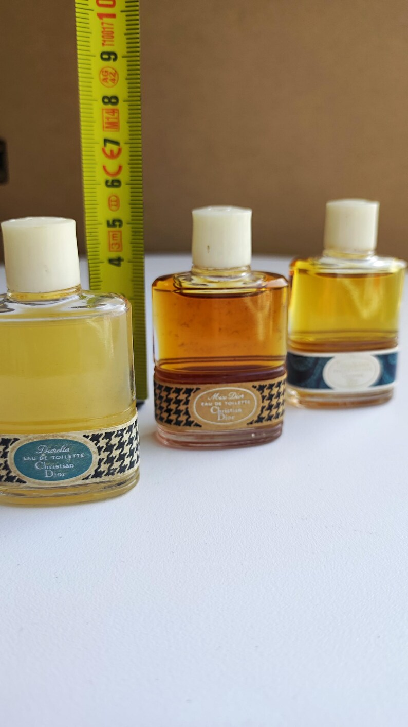 Lot of 3 old Dior perfume