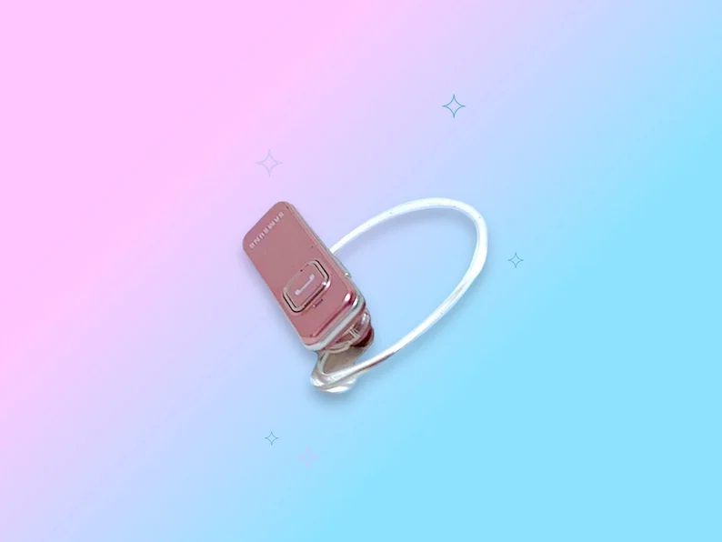 Vintage Y2K Pink Samsung Mobile Cell Phone Ear Piece - Image 3
