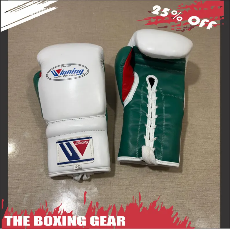 Marvelous Multi Color Winning Lace up Gloves Gift of Your Love One Put Your Name on it Gift for Summer Vacations Punching Boxing Gloves - Image 2