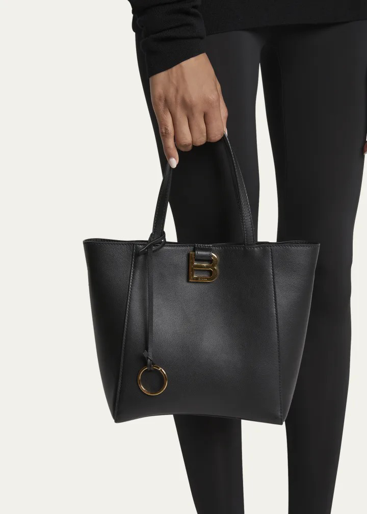 Small Soft Leather tote bag - Image 2