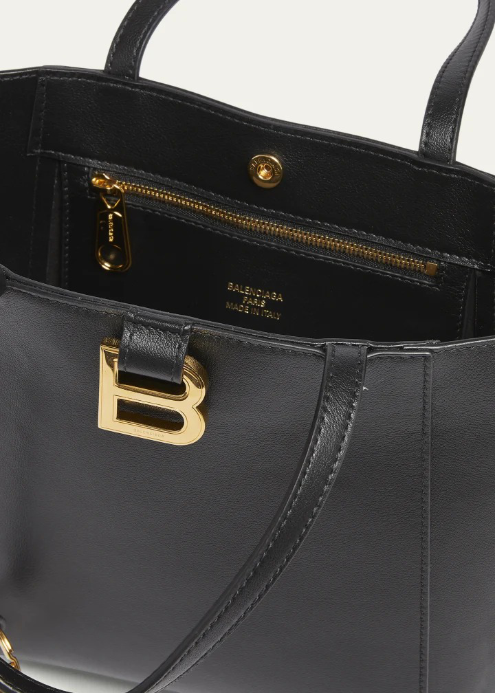 Small Soft Leather tote bag - Image 3