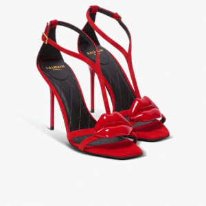 Suede Lips sandals