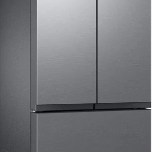 Samsung - 27 cu. ft. 3-Door French Door Counter Depth Smart Refrigerator with Dual Auto Ice Maker - Fingerprint Resistant Stainless Steel