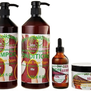 Organic Hair Solution-CHEBE Hair Growth Set-With mint rosemary castor tea tree for Scalp & Hair Strengthening-For Stronger Thicker Hair