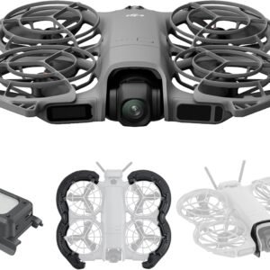DJI Neo 2 Bundle with Lighted Landing Gear& Propeller Guard& Gimbal Bumper Guard - Lightweight & Foldable 4K Drone With Camera, Palm Takeoff & Landing, Gesture Control, ActiveTrack (Controller-Free