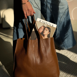 Italian Leather Bag, Shoulder Tote Bag, Casual Women Bag, Handmade Leather Brown Bag, Leather Hobo Handbag, Leather Laptop Tote Bag for Her