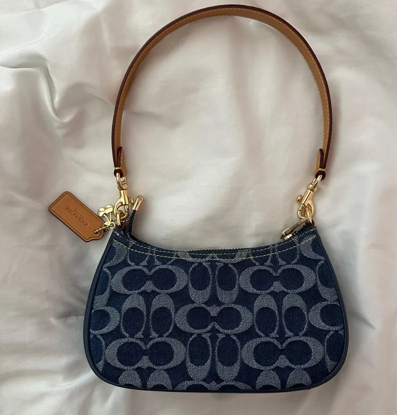Coach denim Authentic Teri signature canvas purse - Image 2