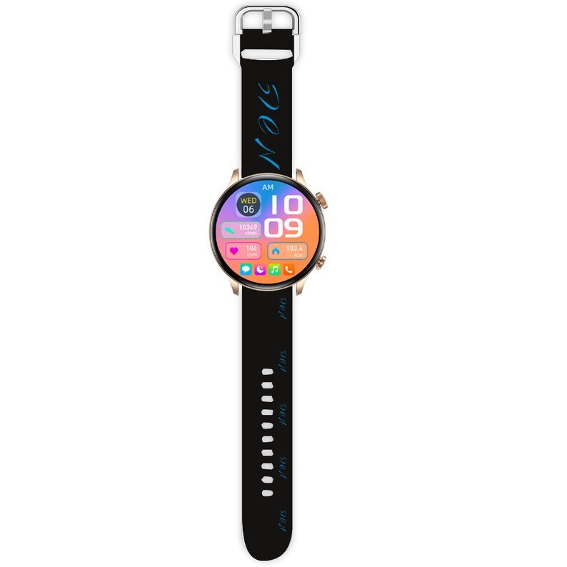 Elegant Moshe Smartwatch - IP67 Waterproof, Multiple Sports Modes, Health Monitoring, Customizable Band